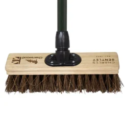 Charles Bentley Charnwood Bassine Wooden Garden Broom - 300mm -Gardening Series Store 12890894 1654915831672224