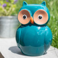Ceramic Owl Garden Ornament - 25cm -Gardening Series Store 12890924 1204941773960589