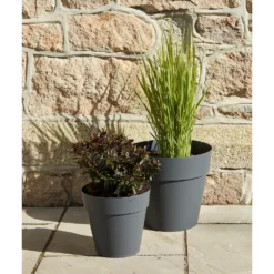 Soho Charcoal Outdoor Planter - 38cm -Gardening Series Store 12947852 3174932955362018