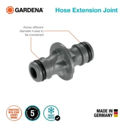 GARDENA Hose Extension Joint -Gardening Series Store 13043385 7814907555503131