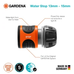 GARDENA Water Stop 13 Mm (1/2") 15 Mm (5/8") 8 GARDENA Water Stop 13 Mm (1/2") 15 Mm (5/8") -Gardening Series Store 13043387 5054907551277982