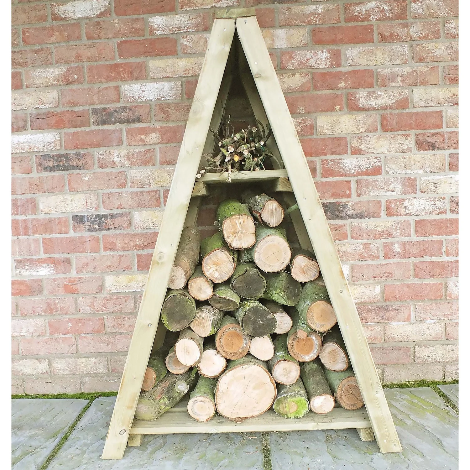 Shire Small Triangular Log Store Tongue And Groove 4 Shire Small Triangular Log Store Tongue And Groove - Image 2