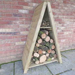 Shire Small Triangular Log Store Tongue And Groove 11 Shire Small Triangular Log Store Tongue And Groove -Gardening Series Store 13082825 2124862456482833