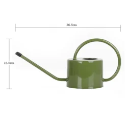 Homebase Metal Watering Can 1L - Moss -Gardening Series Store 13188716 1754928024812146