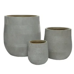 Liam Round Stripe Planter - Medium 10 Liam Round Stripe Planter - Medium -Gardening Series Store 13222482 9044929320936373