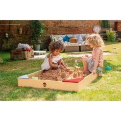 Plum Junior Natural Wooden Sand Pit -Gardening Series Store 13280840 1704947962548857