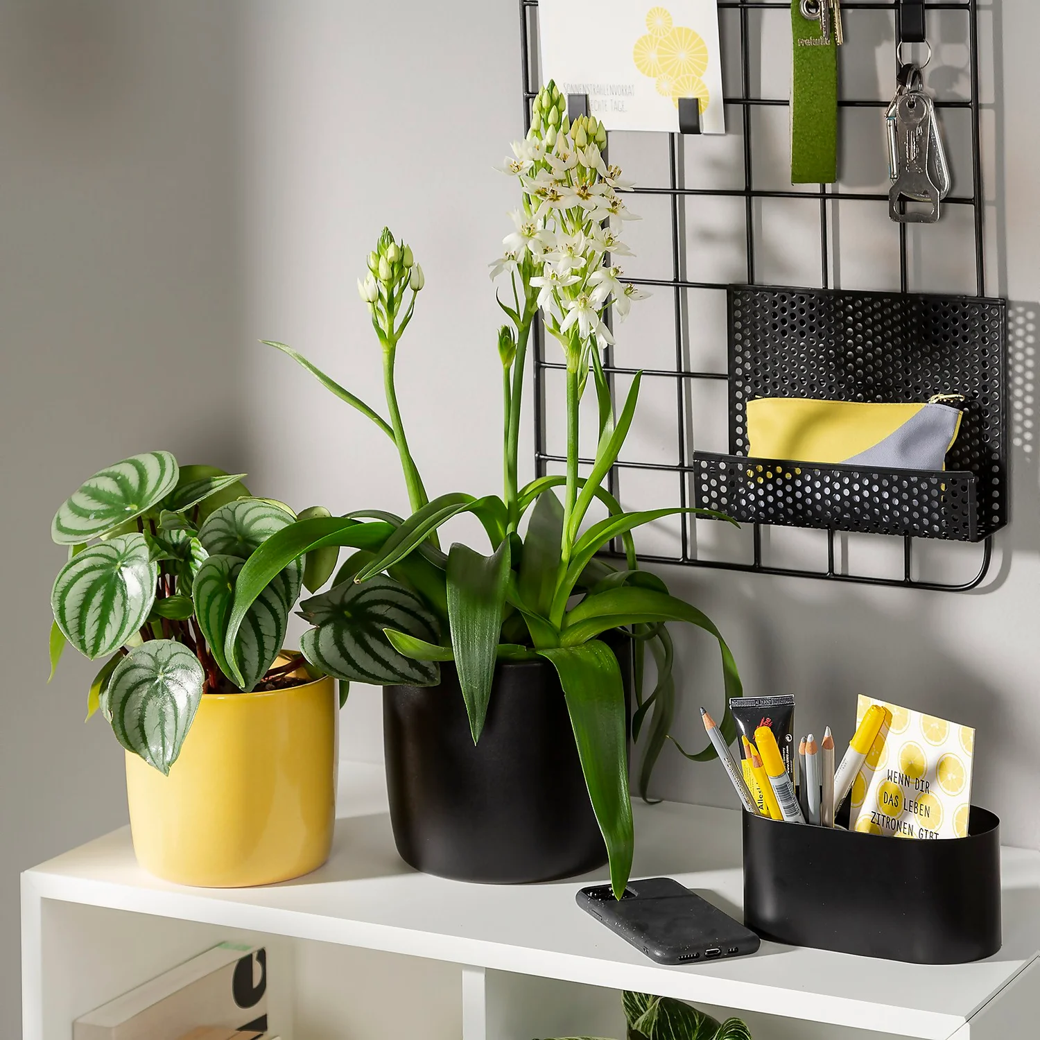 Yellow Solare Plant Pot - 18cm 4 Yellow Solare Plant Pot - 18cm - Image 2