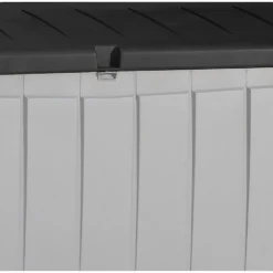 Keter Ace Outdoor Garden Storage Box 124 X 55 X 62.5 Cm - Grey And Black -Gardening Series Store 13432924 1444947994665603