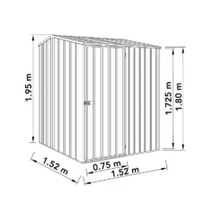 Absco 5 X 5ft Premier Reverse Apex - Dark Grey -Gardening Series Store 13440843 1524929165619473