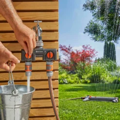 GARDENA Twin-Tap Hose Pipe Connector -Gardening Series Store 13489627 9874920780869931