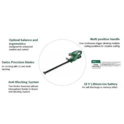 Bosch EasyHedgeCut 18-45 Hedge Trimmer 14 Bosch EasyHedgeCut 18-45 Hedge Trimmer -Gardening Series Store 13496928 1884961768712855