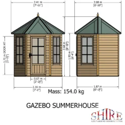 Shire 6 X 6ft Gazebo Summerhouse - Including Installation -Gardening Series Store 13505304 6504931992140156