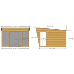 Shire 10 X 10ft Highclere Double Door Summerhouse -Gardening Series Store 13505320 1804933733563593