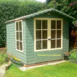 Shire 7 X 7ft Buckingham Double Door Summerhouse - Including Installation -Gardening Series Store 13505327 9154931992126671