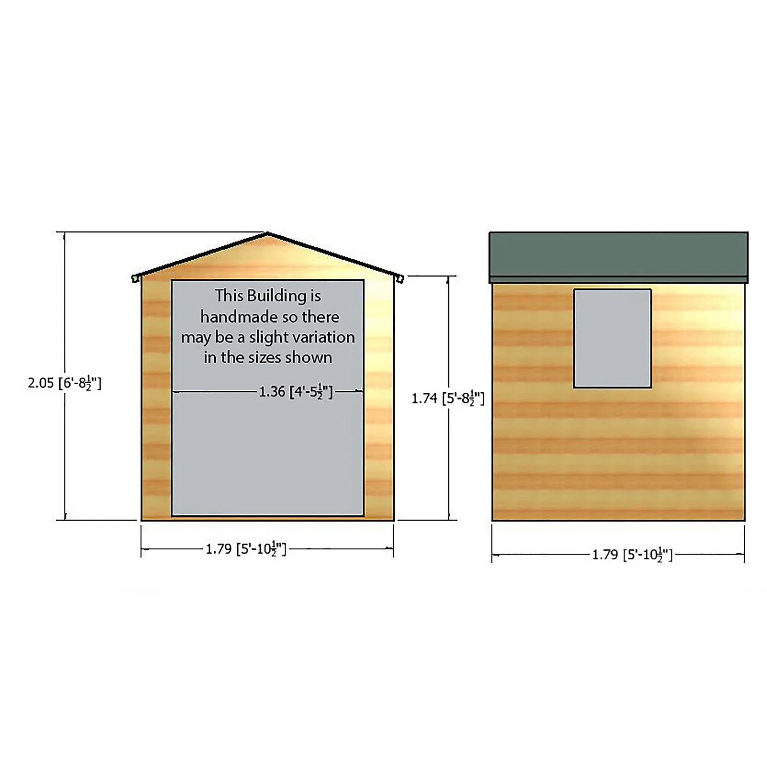 Shire 6x6ft Arran Garden Shed 6 Shire 6x6ft Arran Garden Shed - Image 4
