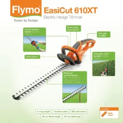Flymo EasiCut 610XT Hedge Trimmer 10 Flymo EasiCut 610XT Hedge Trimmer -Gardening Series Store 13524810 5224936857421032
