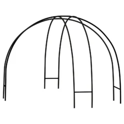 Agriframes Contemporary Black Garden Dome Plant Structure
