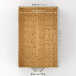 Mercia 16ft X 10ft Premium Shiplap Modular Workshop Shed - Including Installation -Gardening Series Store 13555753 1644949338126845