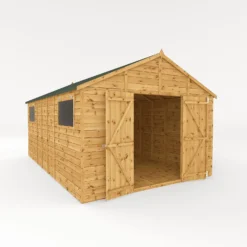 Mercia 16ft X 10ft Premium Shiplap Modular Workshop Shed - Including Installation -Gardening Series Store 13555753 9514949338215012
