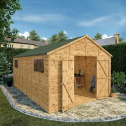 Mercia 16ft X 10ft Premium Shiplap Modular Workshop Shed - Including Installation -Gardening Series Store 13555753 9824949338177671