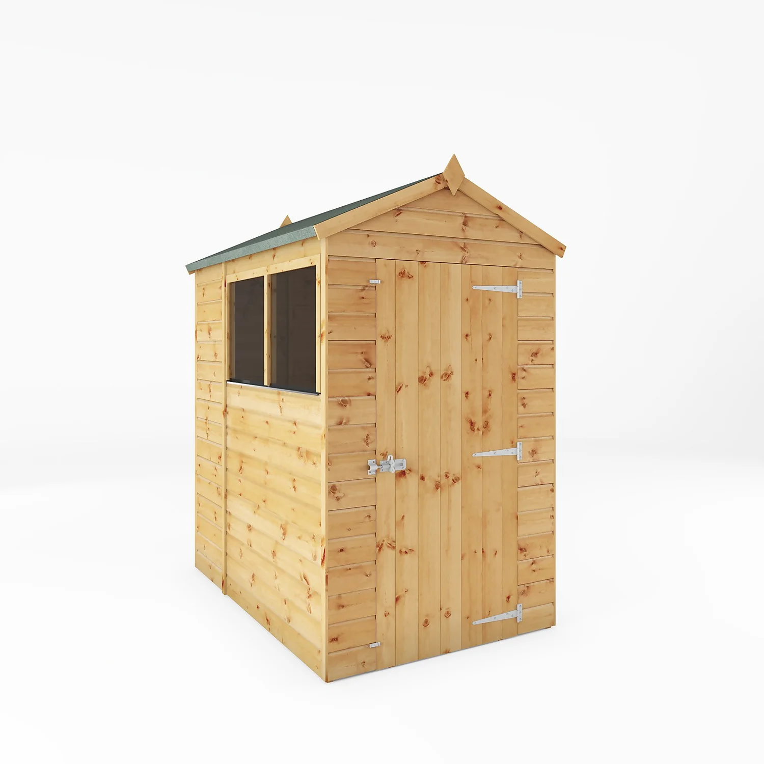 Mercia 6ft X 4ft Premium Shiplap Reverse Apex Shed - Including Installation 3 Mercia 6ft X 4ft Premium Shiplap Reverse Apex Shed - Including Installation