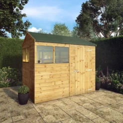 Mercia 8ft X 6ft Premium Shiplap Reverse Apex Shed -Gardening Series Store 13555780 1824949332551696
