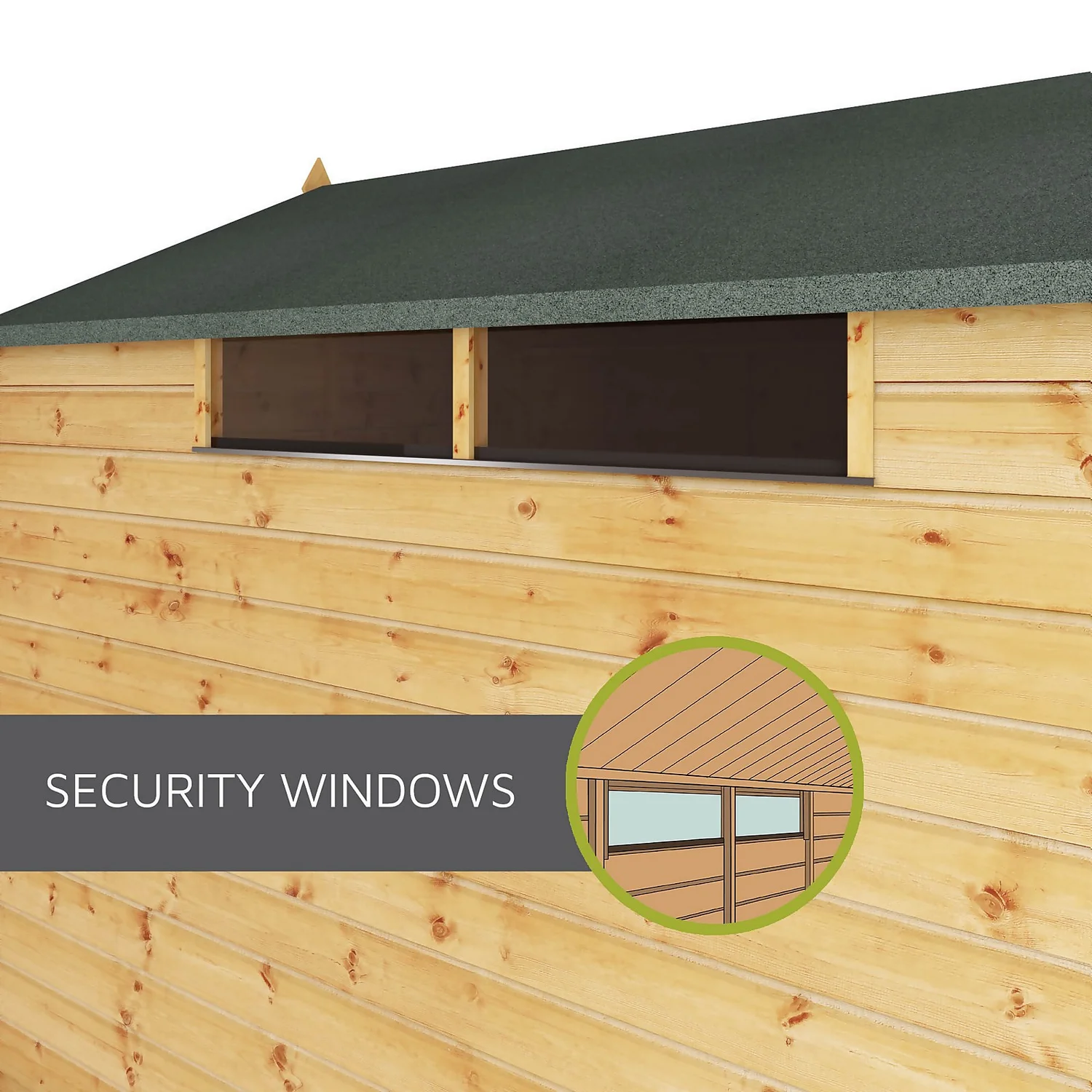 Mercia 8ft X 6ft Premium Shiplap Security Apex Shed 10 Mercia 8ft X 6ft Premium Shiplap Security Apex Shed - Image 8