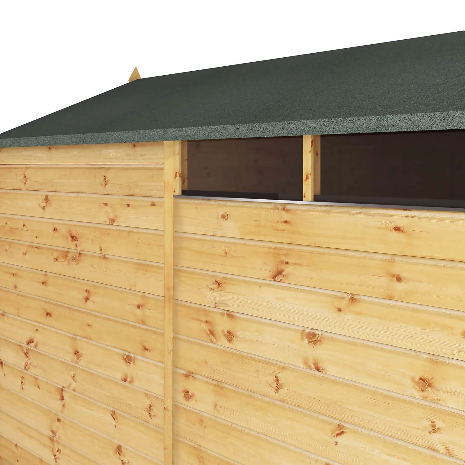 Mercia 8ft X 6ft Premium Shiplap Security Apex Shed 5 Mercia 8ft X 6ft Premium Shiplap Security Apex Shed - Image 3