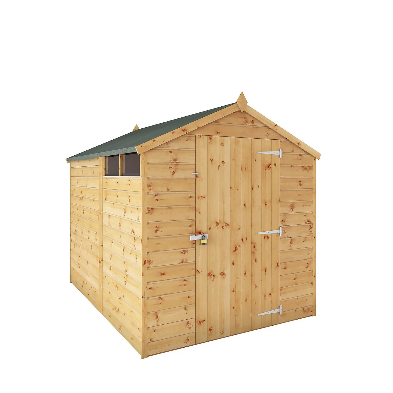 Mercia 8ft X 6ft Premium Shiplap Security Apex Shed 3 Mercia 8ft X 6ft Premium Shiplap Security Apex Shed