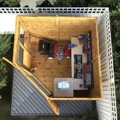 Mercia 7ft X 7ft Premium Shiplap Corner Shed -Gardening Series Store 13555793 6264949334381240