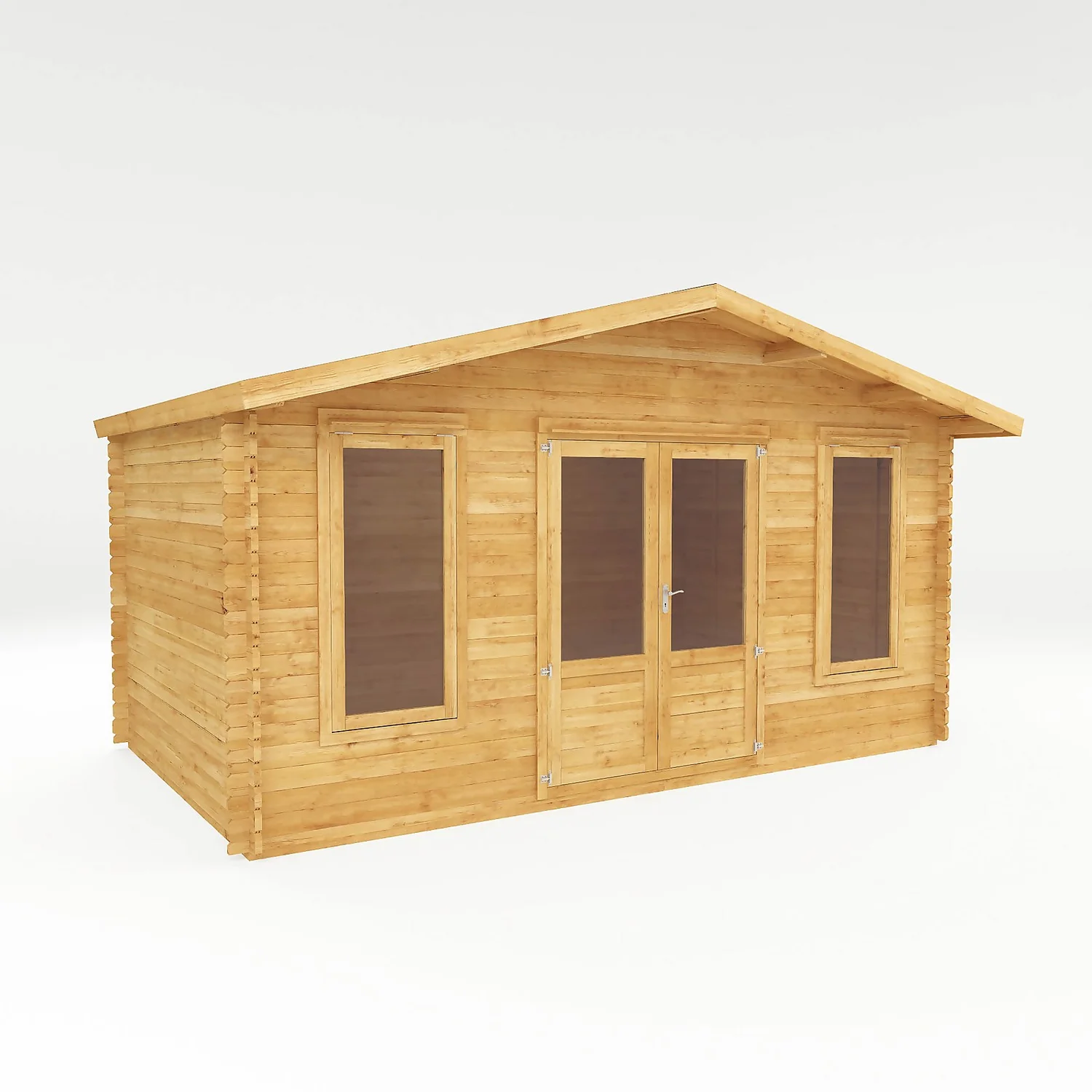 Mercia 5m X 3m Retreat Log Cabin 44mm 3 Mercia 5m X 3m Retreat Log Cabin 44mm