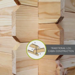 Mercia 4.5m X 3.5m Home Office Log Cabin 34mm -Gardening Series Store 13555844 1645025545078529