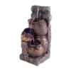 Stylish Fountain Pouring Pot Wall Water Feature With LEDs -Gardening Series Store 13846054 1884962027581274