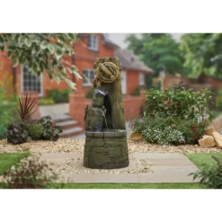 Stylish Fountain Enchanted Well Water Feature With LEDs -Gardening Series Store 13846056 8644962027612351