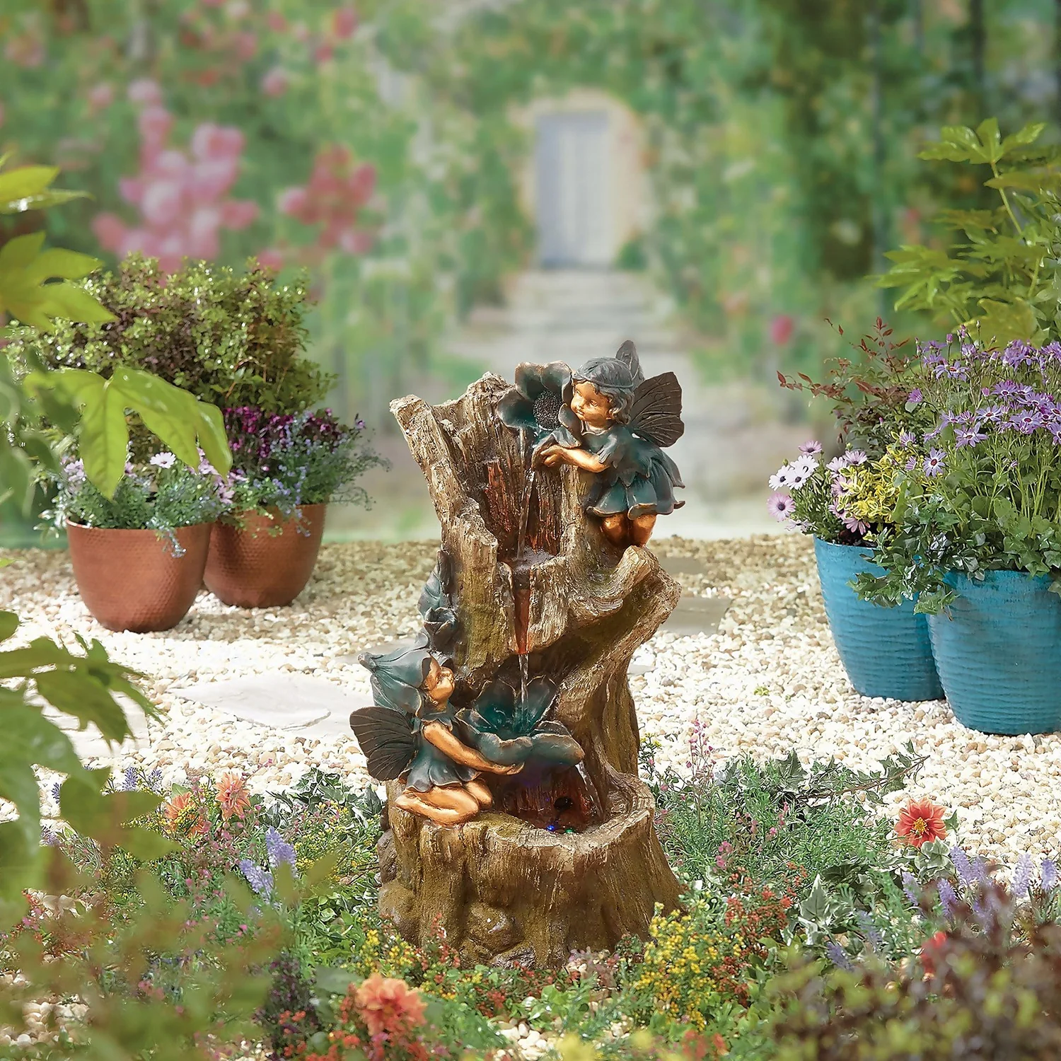 Stylish Fountain Spellbound Water Feature With LEDs 4 Stylish Fountain Spellbound Water Feature With LEDs - Image 2