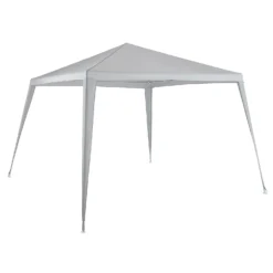 Gazebo With Side Panels - Grey 10 Gazebo With Side Panels - Grey -Gardening Series Store 13884308 2785023690861332