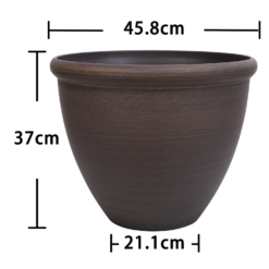Ashford Planter Slate 45cm -Gardening Series Store 13928635 1425001956182227