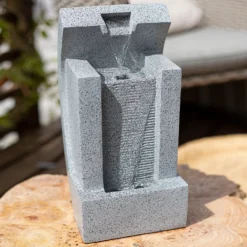 Stylish Fountain Kiso Column Garden Water Feature With LEDs 9 Stylish Fountain Kiso Column Garden Water Feature With LEDs -Gardening Series Store 13947172 1325005844798628