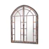 MirrorOutlet Metal Arched Decorative Window Opening Garden Mirror - 78x61cm 1 MirrorOutlet Metal Arched Decorative Window Opening Garden Mirror - 78x61cm -Gardening Series Store 13950548 1234987139544711