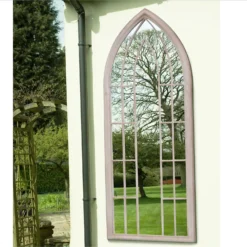MirrorOutlet Somerley Sunflower Gothic Arch Large Garden Mirror - 150x61 Cm -Gardening Series Store 13950558 7214987173116409