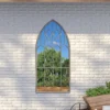 MirrorOutlet Buttercup Country Arch Large Garden Mirror - 140x75cm 2 MirrorOutlet Buttercup Country Arch Large Garden Mirror - 140x75cm -Gardening Series Store 13950569 1854987139505111