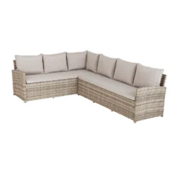Matara Rattan Effect Corner Sofa Set -Gardening Series Store 13951470 2045021609439600