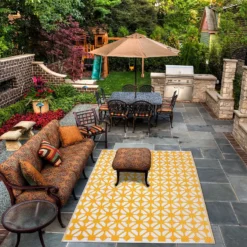 Homebase Outdoor Rug - Mustard 160x230cm -Gardening Series Store 13953338 1144989199346799