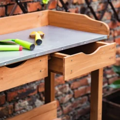 Garden Potting Bench With Two Drawers & Shelf -Gardening Series Store 13967031 4255014369303266