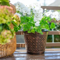 Vintage Allium Patterned Cone Pot - 37cm 9 Vintage Allium Patterned Cone Pot - 37cm -Gardening Series Store 13973621 1725011239693213