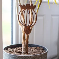 Floral Bronze Ground Stakes - 45cm (Assorted Designs) -Gardening Series Store 13981009 1295005324808475