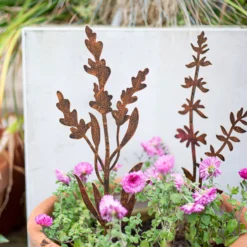 Floral Bronze Ground Stakes - 45cm (Assorted Designs) -Gardening Series Store 13981009 1475005324775952