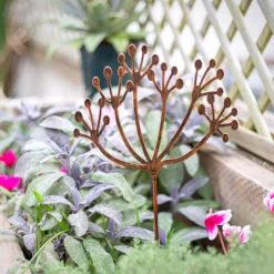 Floral Bronze Ground Stakes - 45cm (Assorted Designs) -Gardening Series Store 13981009 1585005324668678