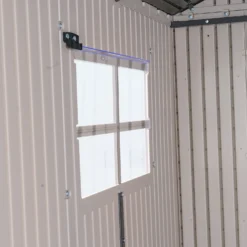 Lifetime 7x7ft Outdoor Storage Shed - Beige -Gardening Series Store 13997407 1124999834936641