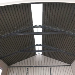 Lifetime 7x7ft Outdoor Storage Shed - Beige -Gardening Series Store 13997407 2144999834894551